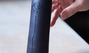 Bouteille faite pendant une formation céramique et poterie entre Nantes et Angers avec une céramiste