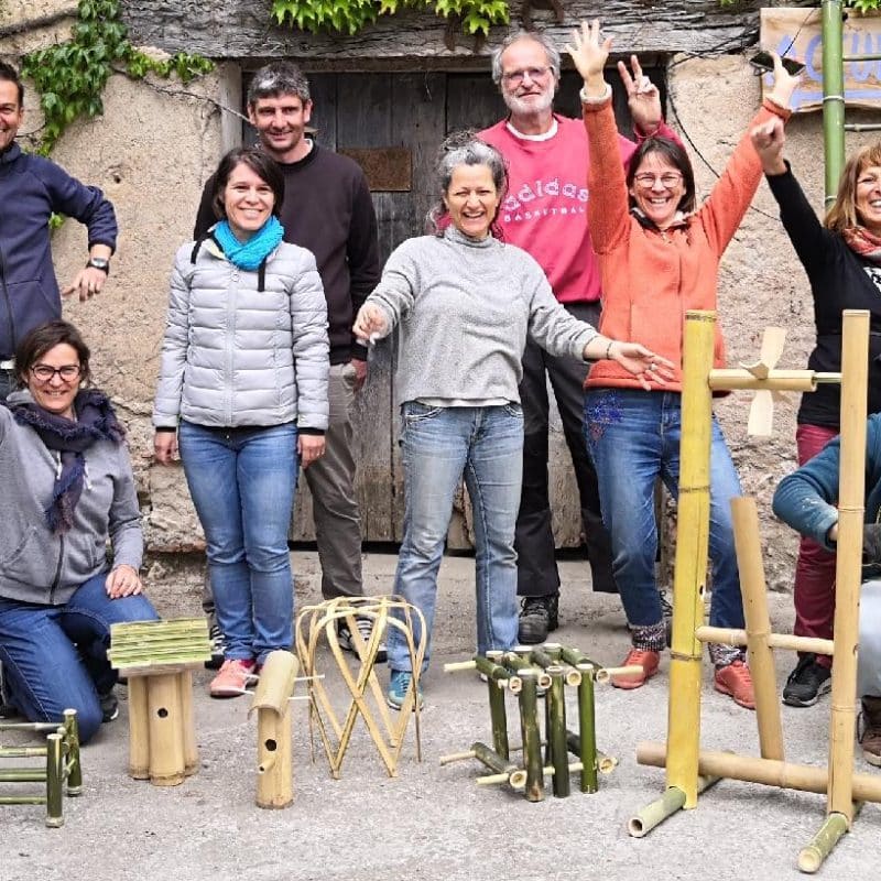 Week-end stage Bertrand Chereau, Bamboutier en Ariège