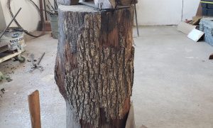 Enclume pour les finitions de de fonderie d'art pendant la formation à Arles sur Tech