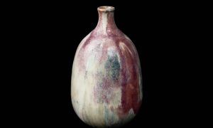 Vase nuances douces formation tournage céramique dans l'Aude