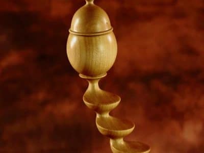 Spirale bois formation Tourneur sur bois en Alsace