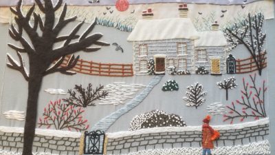 Maison Stage broderie sur 4 techniques