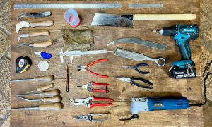 Outils de Carole Burtin, vannière