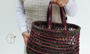 Cabas nasse cerise Formation à la vannerie d'osier dans la région Grand Est