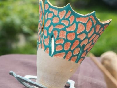 Fleur marine formation Tourneur sur bois entre Grenoble et Chambéry