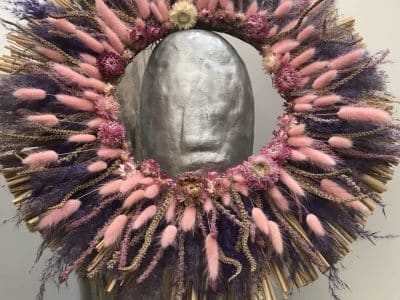 Couronne violette formation fleurs séchées à Paris