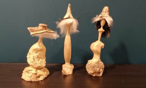 Petites sculptures bois tourné Formation Tourneur sur bois proche de Lyon