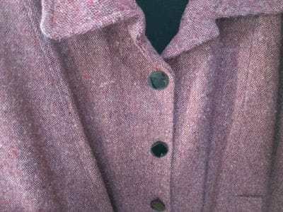 Boutons veste formation Couture à Dijon : métiers de la mode et vêtement flou