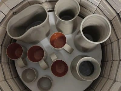 Créations dans le four formation Tournage en Céramique proche de Toulouse