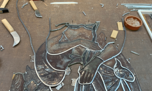Illustration restauration Formation vitrailliste dans la Nièvre