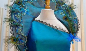Robe "La Reine des Paons", formation en couture dans le Loiret