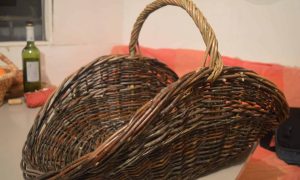 Corbeille à bois formation à la vannerie d'osier en région PACA