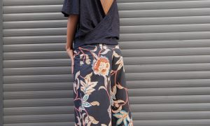 Pantalon et buste faits pendant le formation couture à Montpellier