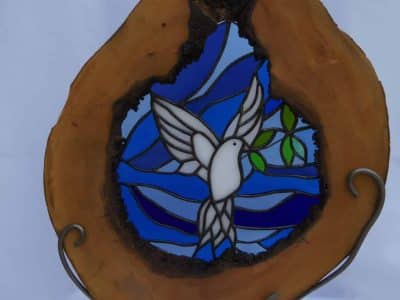 Oiseau Formation au vitrail Tiffany à Tarbes