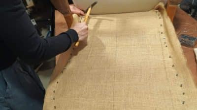 Dépose assise stage réaliser votre fauteuil Voltaire