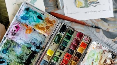 Palette Aquarelle Stage d'aquarelle et de céramique