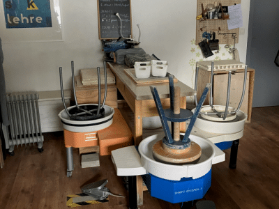 Atelier de céramiste vers Annecy au cours de la formation