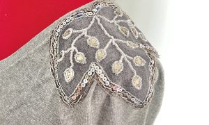 épaulette brodée, formation couture à Angers