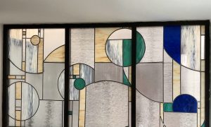 Vitrail pendant la formation de vitrailliste à Carcassonne