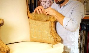 Romain Testas tapissier dans le Calvados