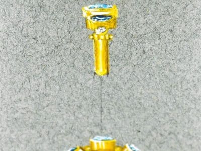 Schéma bague Formation Bijoutier option Bijouterie Joaillerie à Nantes