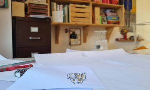 Dessin pendant la formation couture, stylisme et modélisme à Toulouse en Haute-Garonne