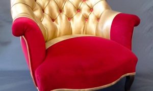 Fauteuil pendant la formation tapisserie d'ameublement à Montpellier