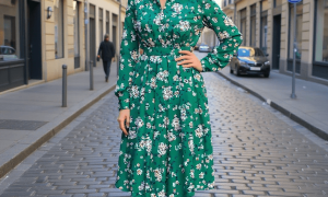 Robe faite au cours de la formation couture et stylisme à Lille dans les Hauts-de-France