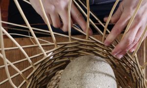 Geste Formation à la vannerie d'osier dans les Hautes Alpes