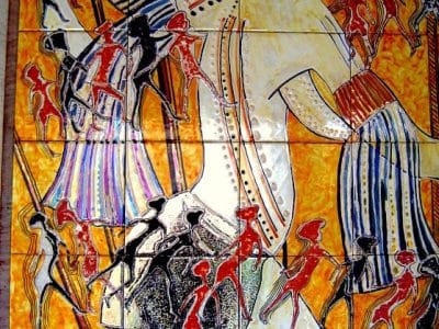 Panneau formation Décoration en Céramique dans le lot