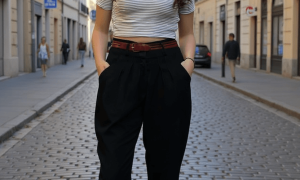 Pantalon pendant la formation couture vêtement flou à Lille