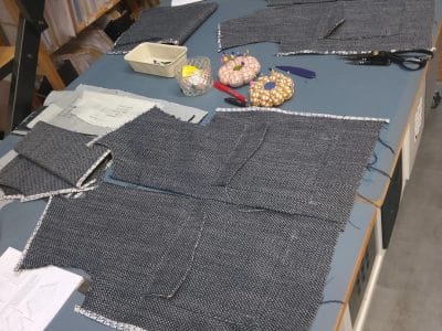 Patrons et patronage au cours de la formation couture à Dijon