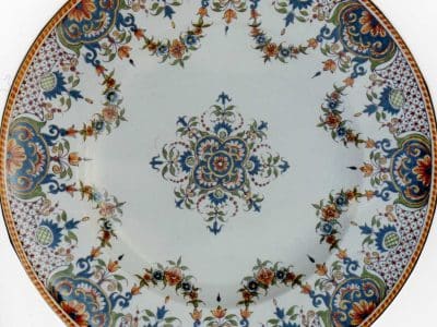 Assiette décor rayonnant Décoration en Céramique dans le lot