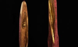 Sculpture de Ludovic qui propose une formation en tourneur sur bois vers Toulouse en Occitanie