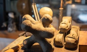 Sculptures pendant la formation tailleur de pierre vers Toulouse