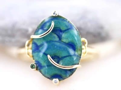 Bague or jaune Art Nouveau Formation Bijoutier option Bijouterie Joaillerie à Nantes