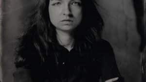 Portrait regard intense atelier photographie au collodion humide