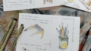 Carnet créatif Stage d'aquarelle et de céramique
