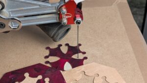 Assemblage pièces Stage marqueterie de bois