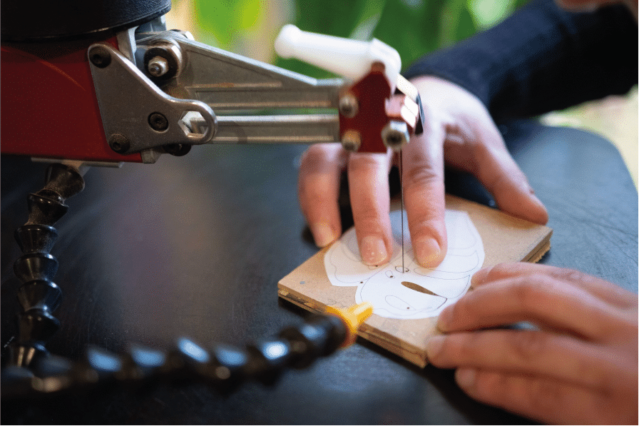 Stage marqueterie de bois