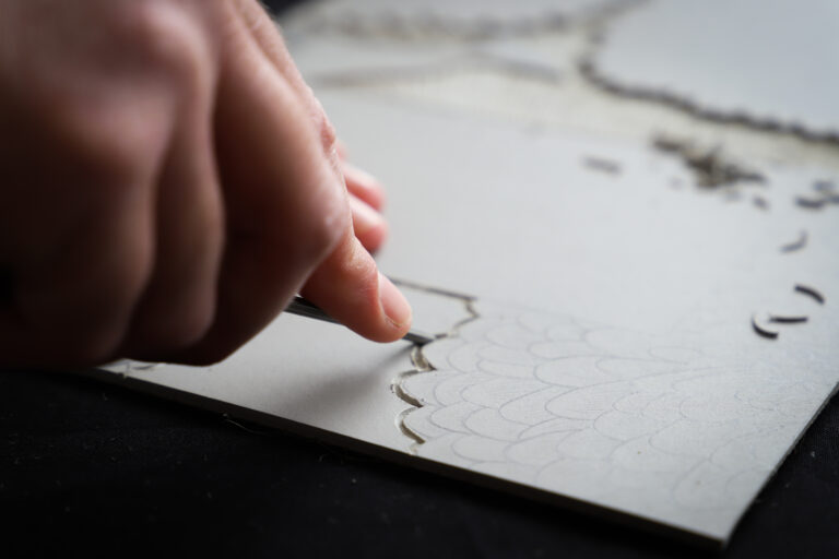 Stage de linogravure : pratique
