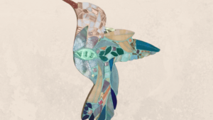 Colibri vie vert atelier Mosaïque : Crée votre Colibri