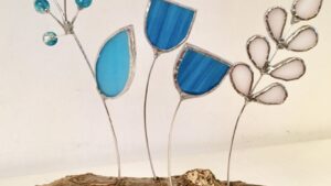 Décorations atelier sur le vitrail Tiffany