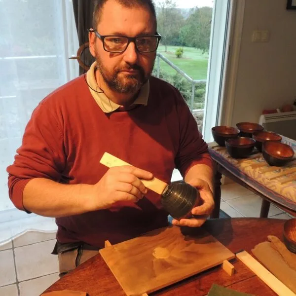 Romuald Clemenceau, tourneur sur bois