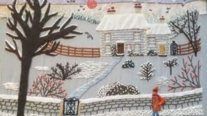 Maison Stage broderie sur 4 techniques