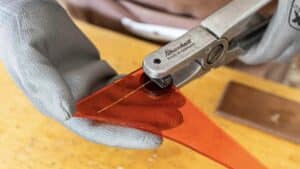 Soudure atelier vitrail sertissage "Tiffany"