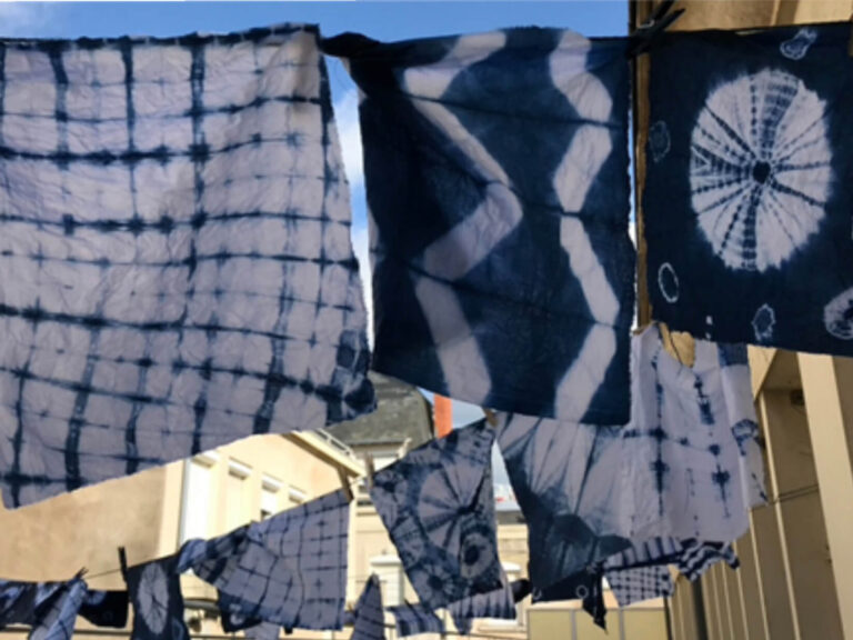 Stage de teinture Shibori à l’indigo