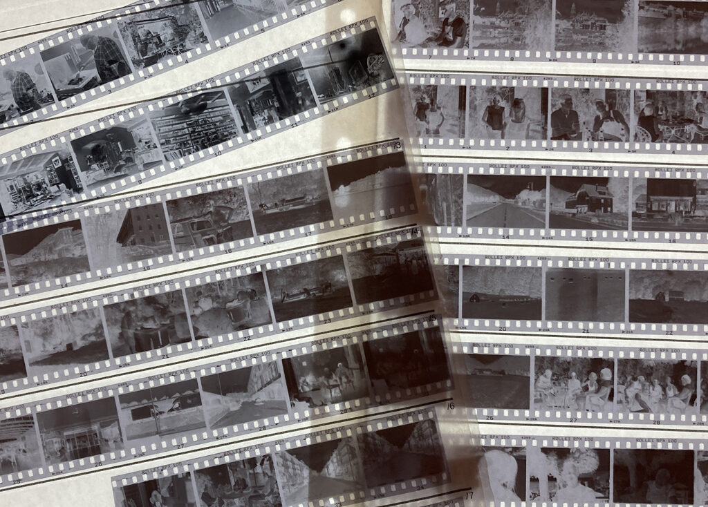 Atelier de développement de film en noir et blanc